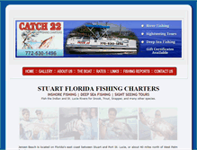 Tablet Screenshot of catch22fish.net